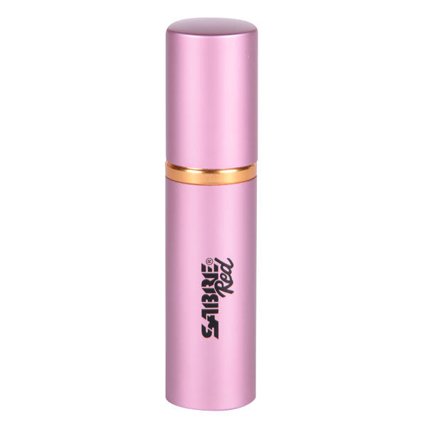 SABRE Red .75 oz pink lipstick pepper spray  Redhotpepperspray.com